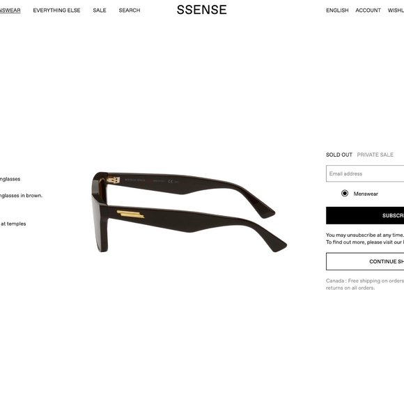 Bottega Veneta Brown Cat-Eye Classic Sunglasses - Picture 5 of 11